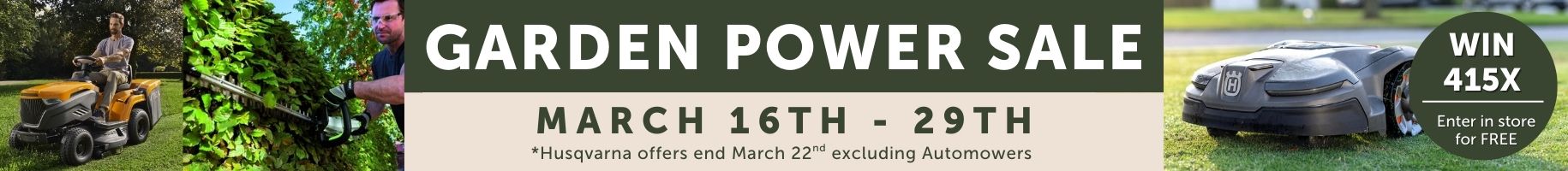 Garden Power Spring Sale